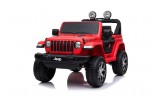 Jeep Wrangler eléctrico para niños rojo