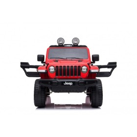 Jeep Wrangler eléctrico para niños rojo