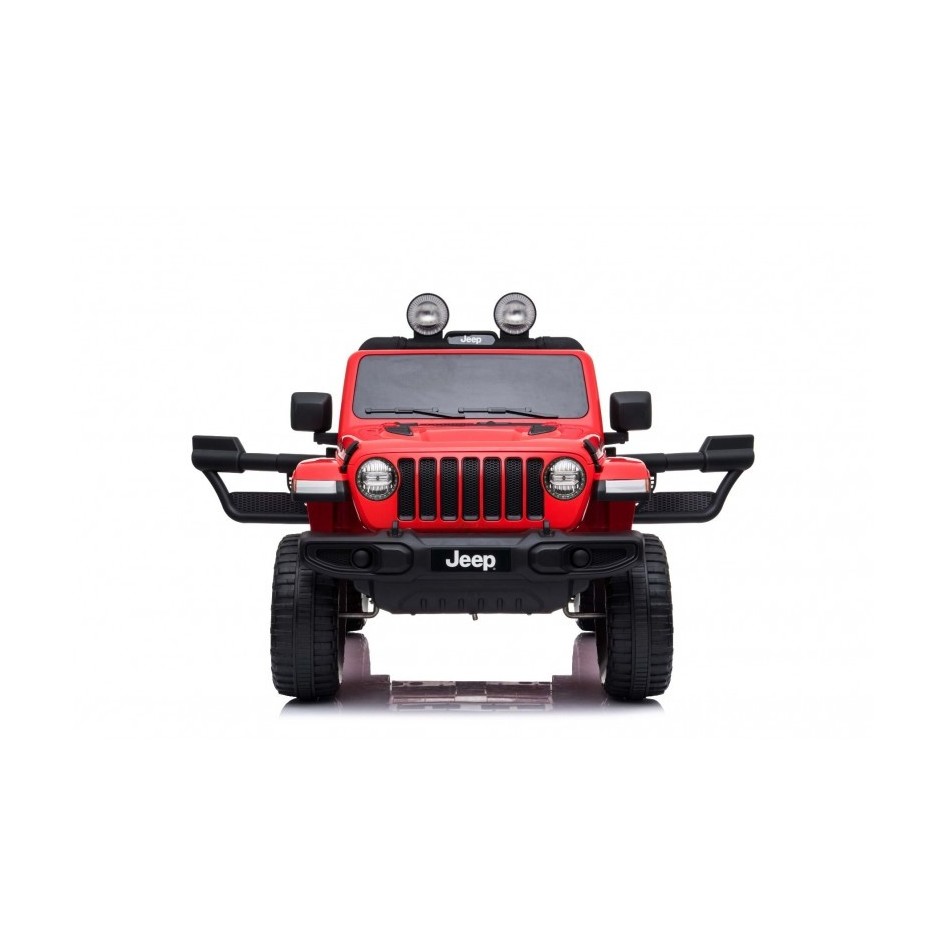 Jeep Wrangler eléctrico para niños rojo
