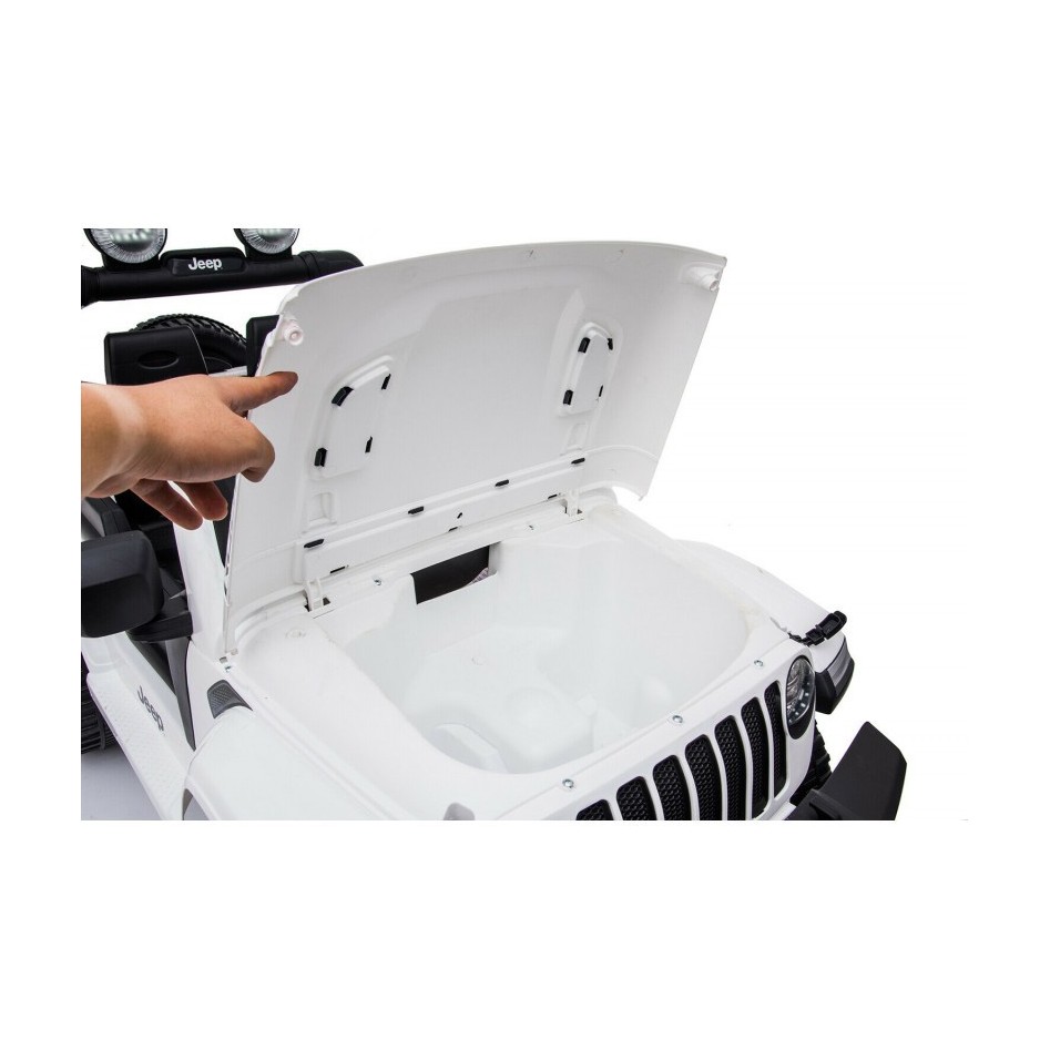 Jeep Wrangler eléctrico para niños rojo