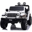 Jeep Wrangler eléctrico para niños blanco