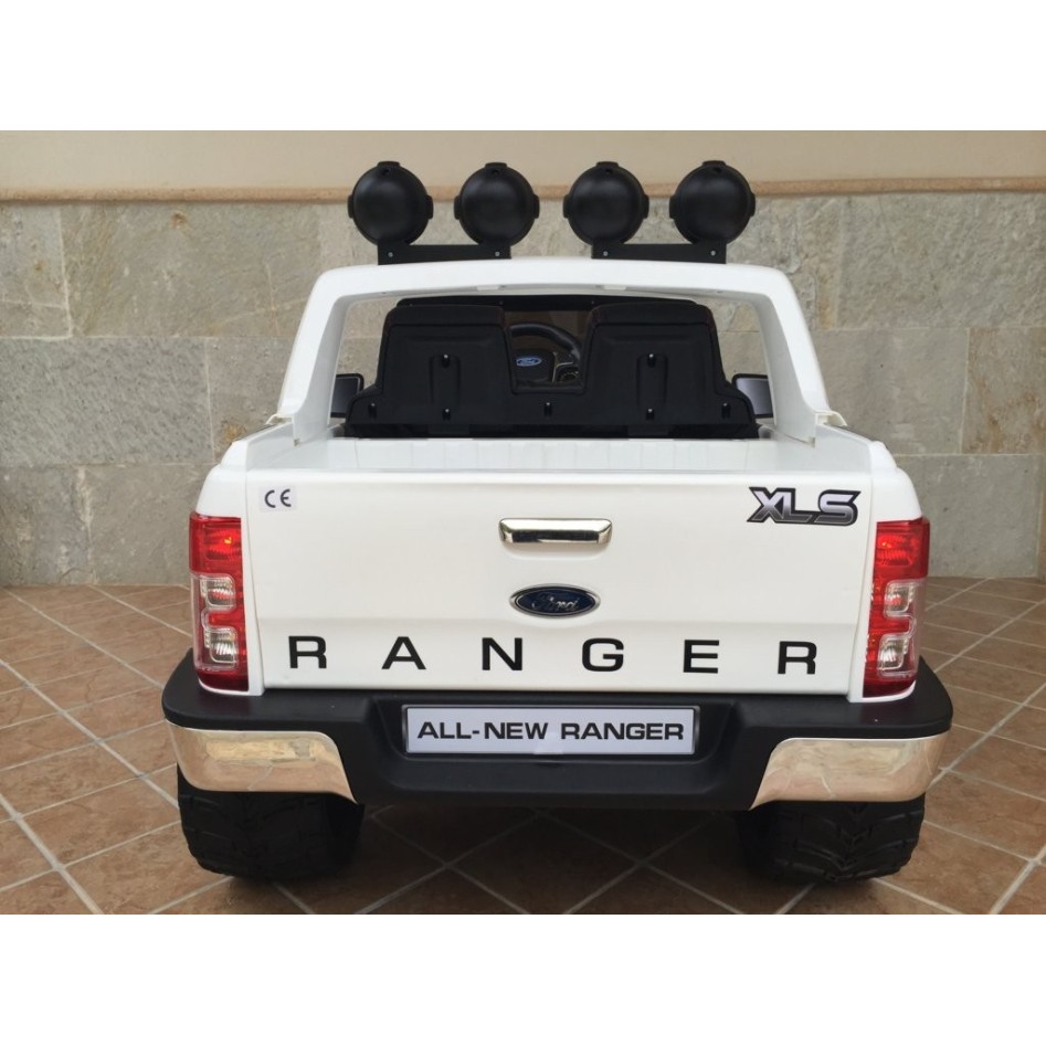 Ford Ranger F150 eléctrico para niños blanco