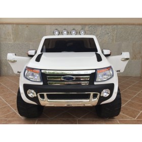 Ford Ranger F150 eléctrico para niños blanco