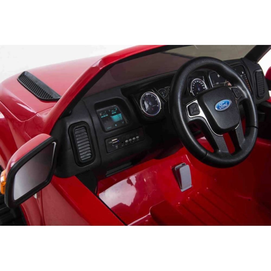 Ford Ranger F150 eléctrico para niños rojo