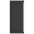 Armario de almacenaje exterior PP gris y negro 97x37x85