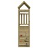 Casita infantil con pared escalada madera pino 53x110,5x214