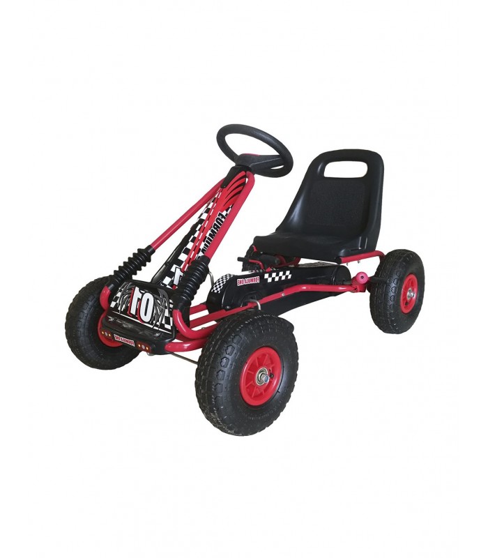 OFERTA - Coche a pedales Go-Kart para niños rojo