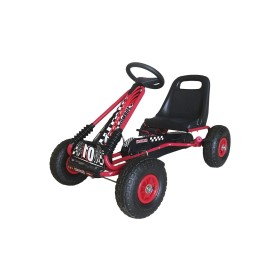 Coche a pedales Go-Kart para niños rojo