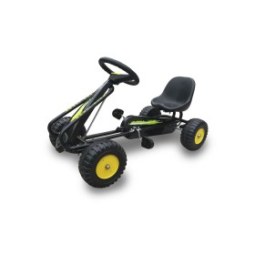 Coche a pedales Go-Kart para niños negro