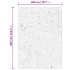 Alfombra de pelo corto suave lavable HUARTE beige 200x280