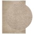 Alfombra de pelo corto suave lavable HUARTE arena 240x340