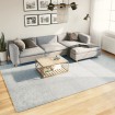 Alfombra de pelo corto suave lavable HUARTE azul 240x340 cm