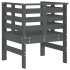 Sillas de jardín 2 uds madera maciza pino gris 61,5x53x71