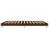 Estructura de cama madera contrachapada marrón roble 120x200