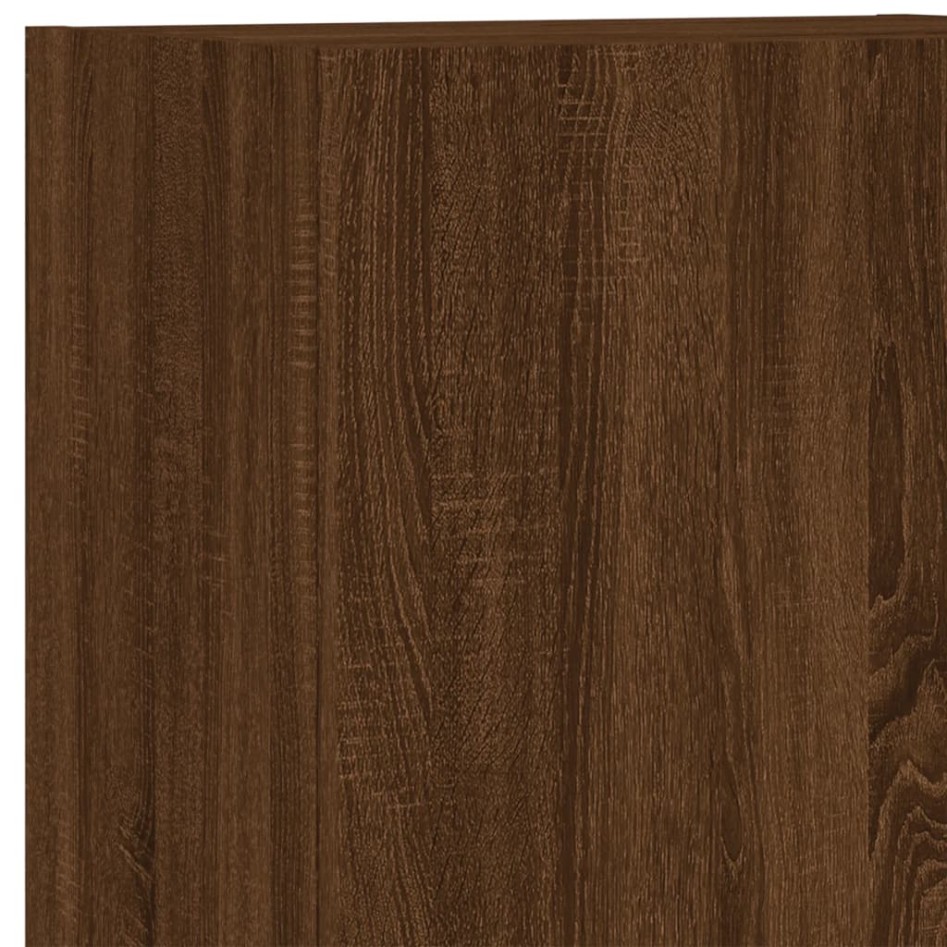 Muebles de TV de pared 5 pzas madera de ingeniería marrón