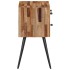 Mesita de noche madera maciza de teca 47x31,5x60