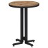 Mesa de terraza redonda teca reciclada maciza Ø55x76
