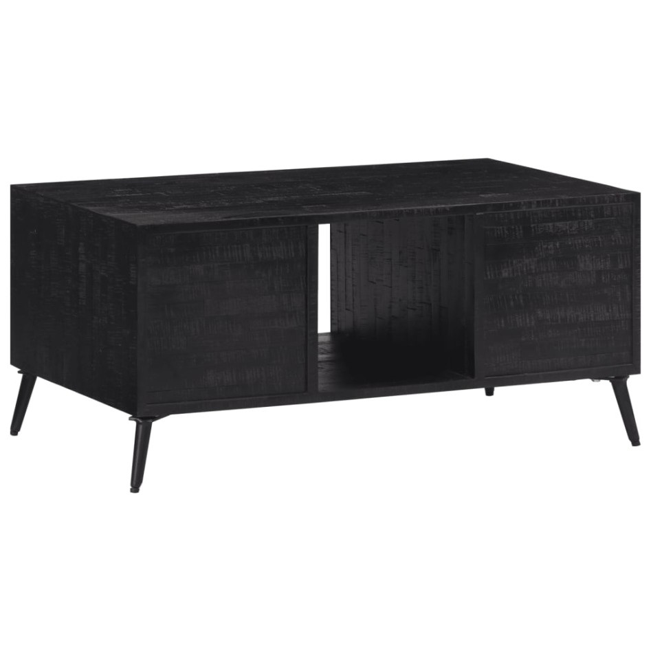 Mesa de centro teca reciclada maciza 90x50x41