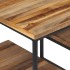 Mesa auxiliar teca reciclada maciza 50x50x50