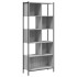 Estantería madera de ingeniería gris Sonoma 72x28x172