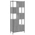 Estantería madera de ingeniería gris Sonoma 72x28x172