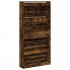 Mueble zapatero 4 cajones abatibles roble ahumado