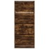 Mueble zapatero 4 cajones abatibles roble ahumado