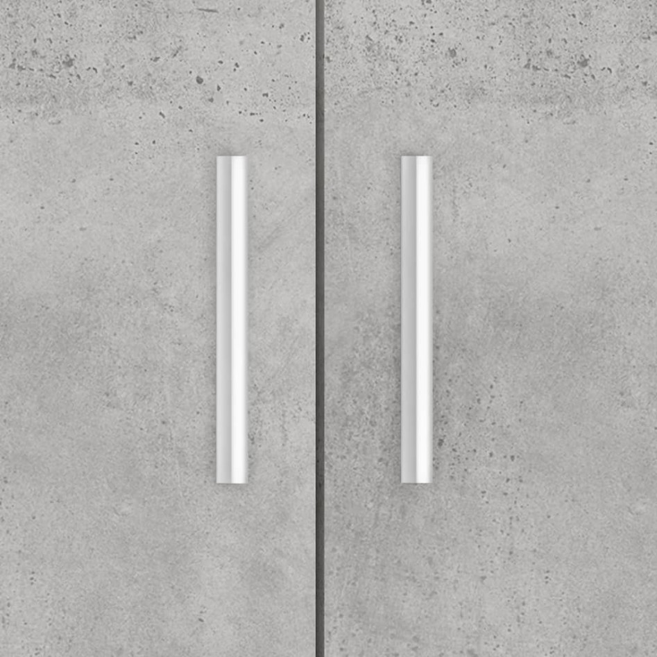 Soporte de acuario madera ingeniería gris hormigón 81x36x73