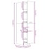 Armario boticario contrachapado roble ahumado 30x42,5x150
