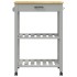 Carrito de cocina MONZA madera maciza de pino 60x40x90