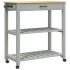 Carrito de cocina MONZA madera maciza de pino 84x40x90