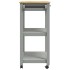 Carrito de cocina MONZA madera maciza de pino 84x40x90