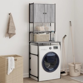 Armario de lavadora gris Sonoma 68x48,5x194