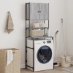 Armario de lavadora gris Sonoma 68x48,5x194 cm
