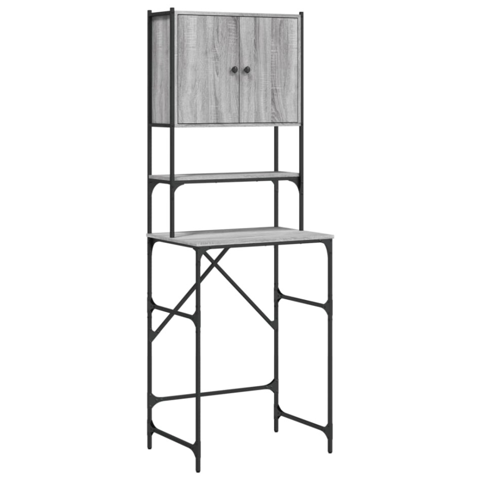 Armario de lavadora gris Sonoma 68x48,5x194