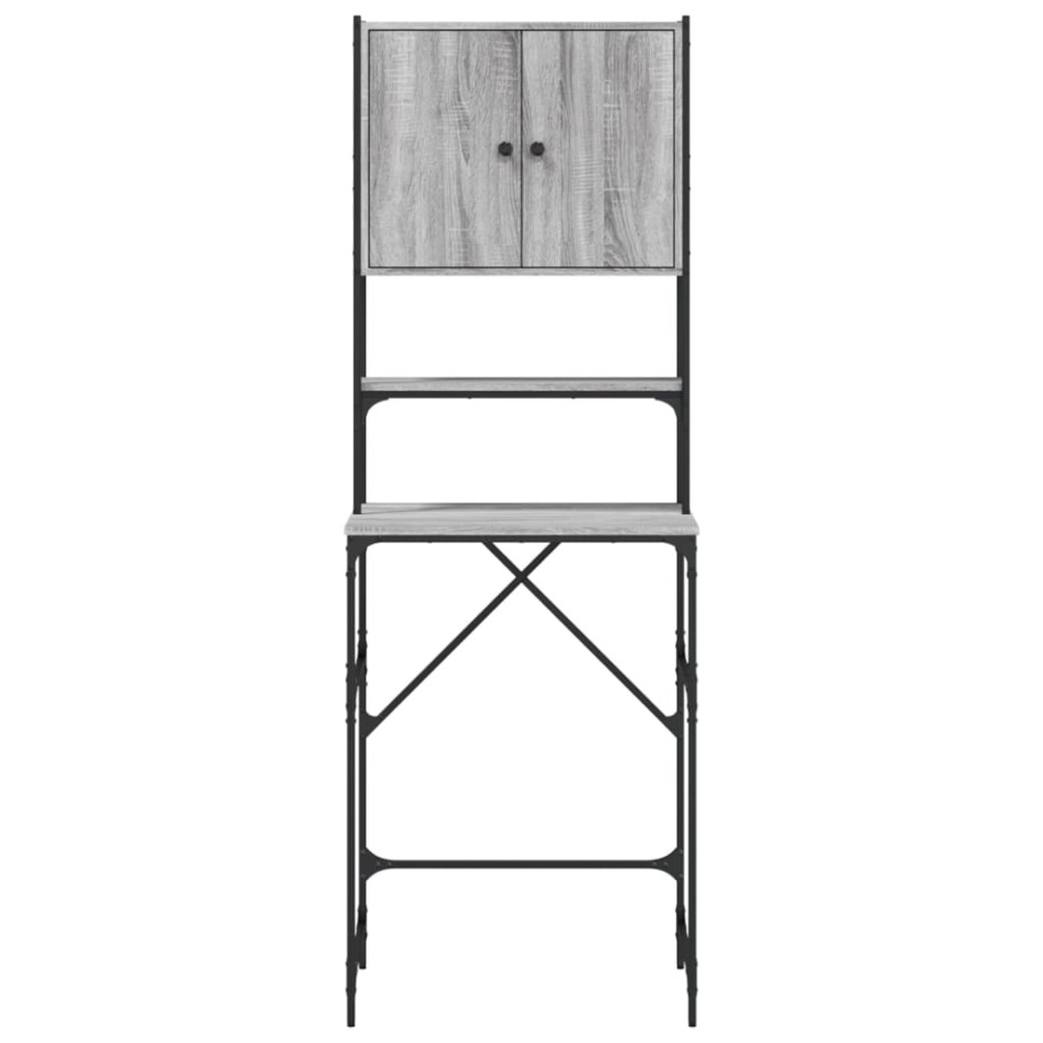 Armario de lavadora gris Sonoma 68x48,5x194