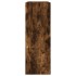 Zapatero de madera de ingeniería roble ahumado 80x34x96,5