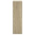 Zapatero de madera de ingeniería roble Sonoma 60x34x116