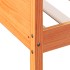Sofá cama de madera maciza de pino marrón cera 90x200