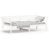 Sofá cama madera maciza de pino blanco 90x200