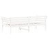 Sofá cama madera maciza de pino blanco 90x200