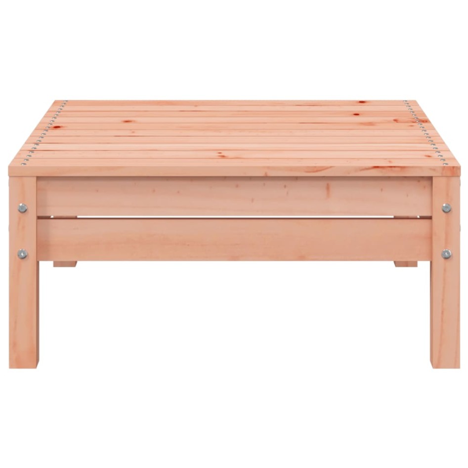 Sofá de jardín con cojines y reposapiés 2