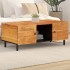 Mesa de centro madera maciza de acacia 100x54x40