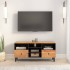 Mueble de TV madera maciza de acacia 100x33x46