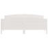 Estructura cama cabecero madera maciza pino blanco 180x200