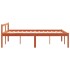 Cama para mayores madera maciza de pino marrón cera 120x200