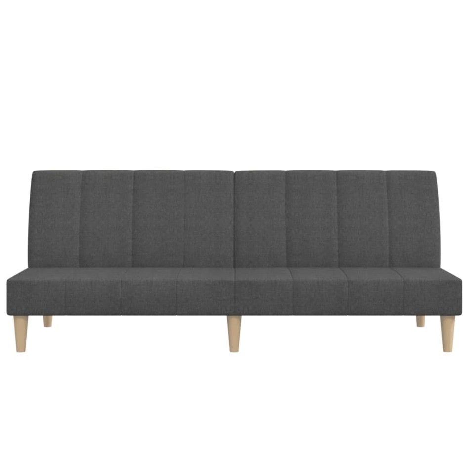 Sofá cama de 2 plazas tela gris