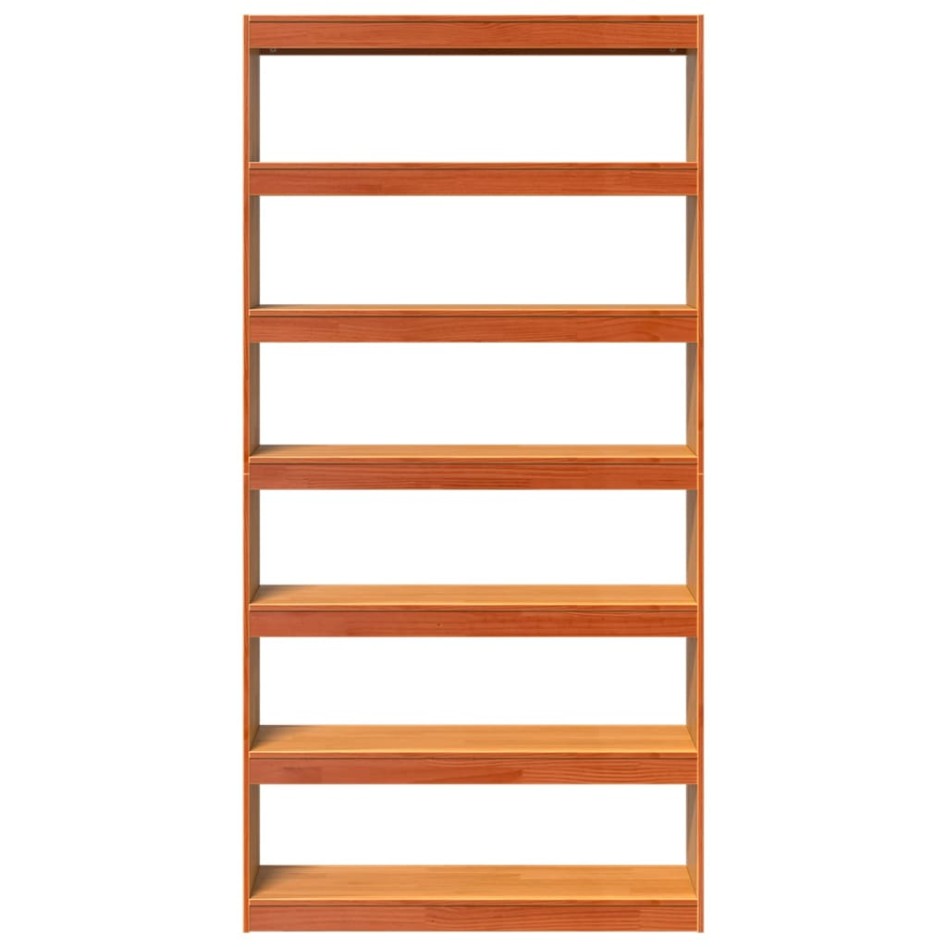 Estantería/divisor espacios madera maciza pino 100x30x199,5