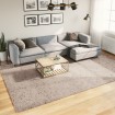 Alfombra peluda de pelo largo moderna PAMPLONA beige 240x340 cm
