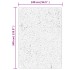 Alfombra peluda de pelo largo moderna PAMPLONA beige 240x340